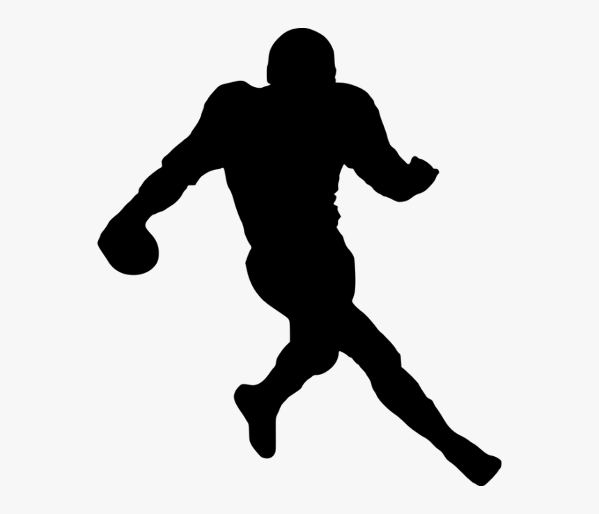 Running Away From The Nflpa - Nfl Football Silhouette Png, Transparent Png