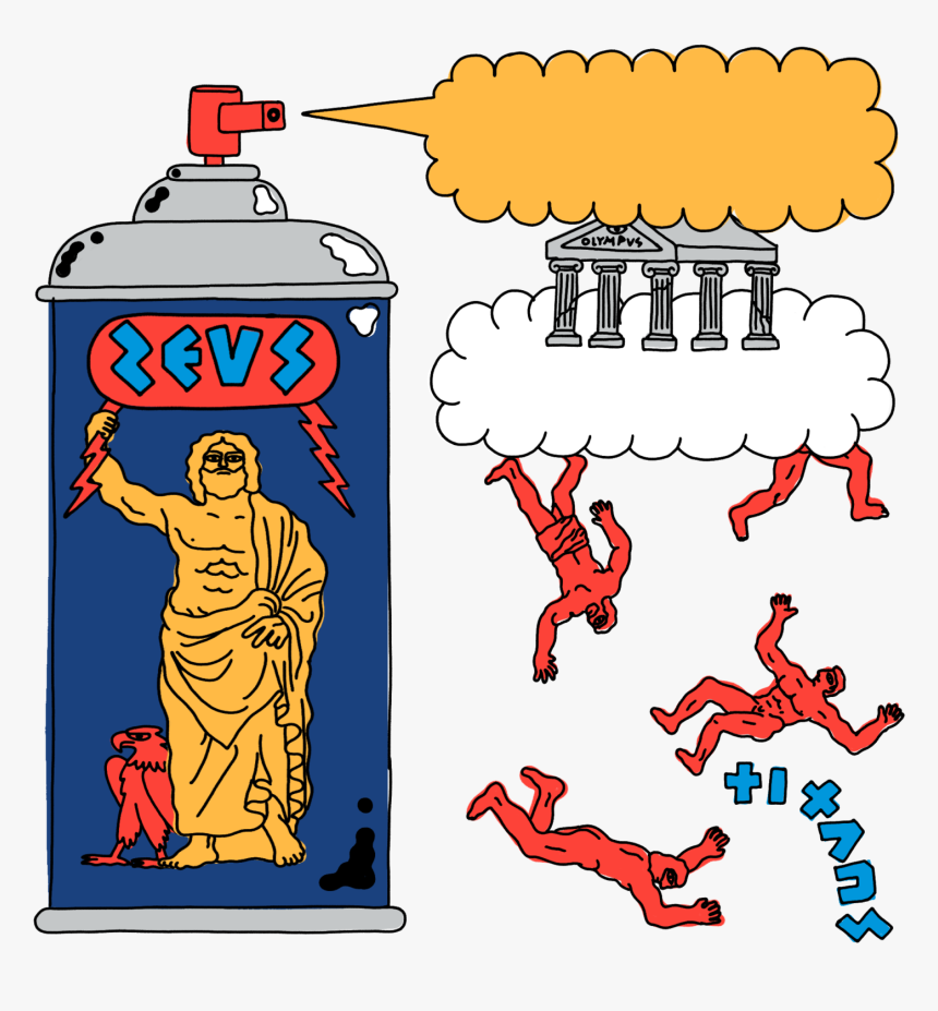 Zeus & The Titans War For Mythology Series Clipart, HD Png Download