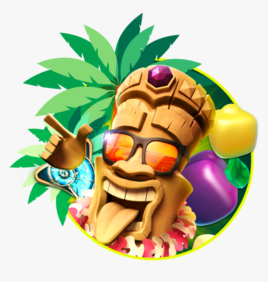 08 Character Aloha Tropicalescape Thumbnail - Illustration, HD Png Download