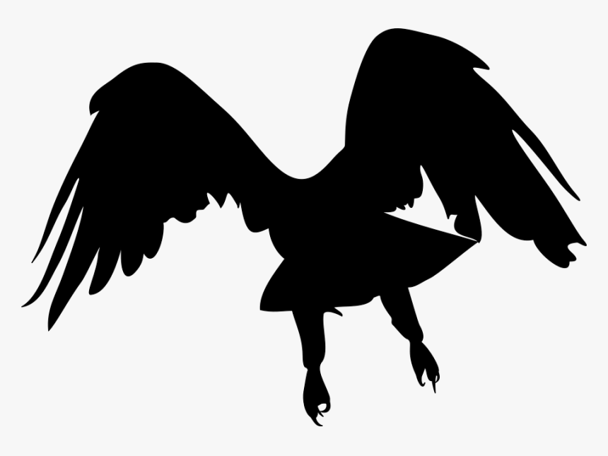 Eagle Clipart, Vector Clip Art Online, Royalty Free - Eagle Flying Away, HD Png Download