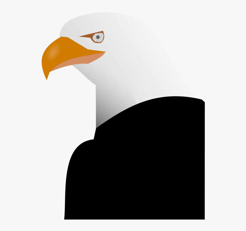 Eagle,neck,bald Eagle - Clip Art, HD Png Download