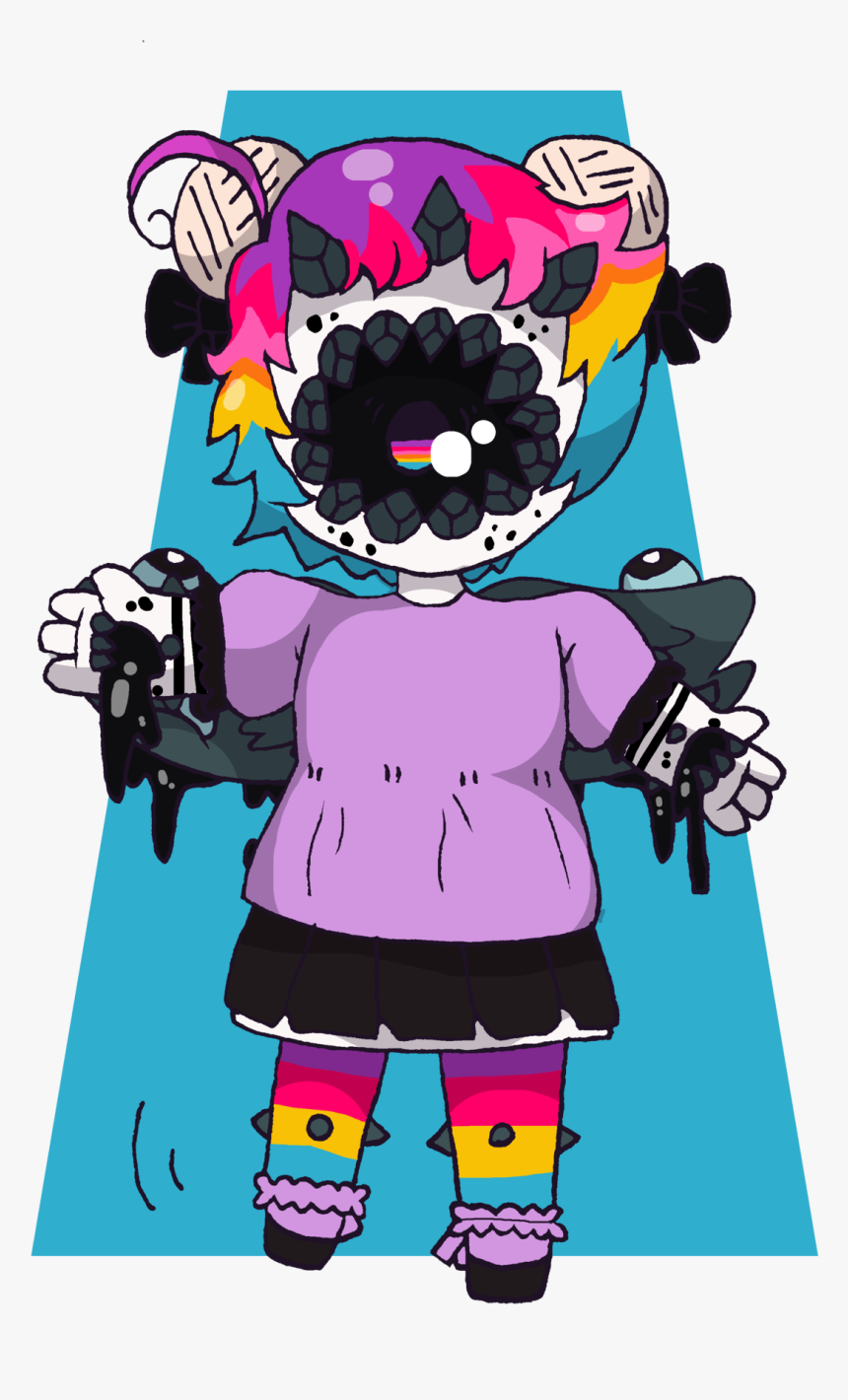Harper Xynthii Oc Child Toddler Pastel Goth Lisa Frank - Pastel Goth Oc, HD Png Download