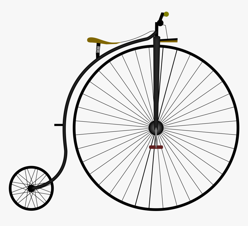 Clipart Penny Farthing Bike Grand Bi - Penny Farthing Clipart, HD Png Download