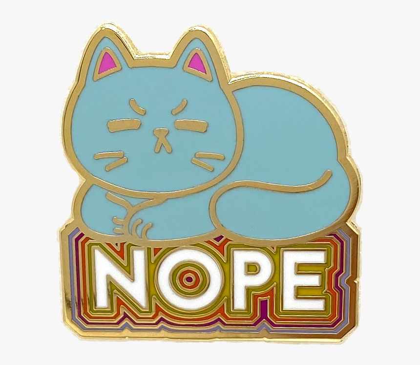 Nope Pin - Label, HD Png Download