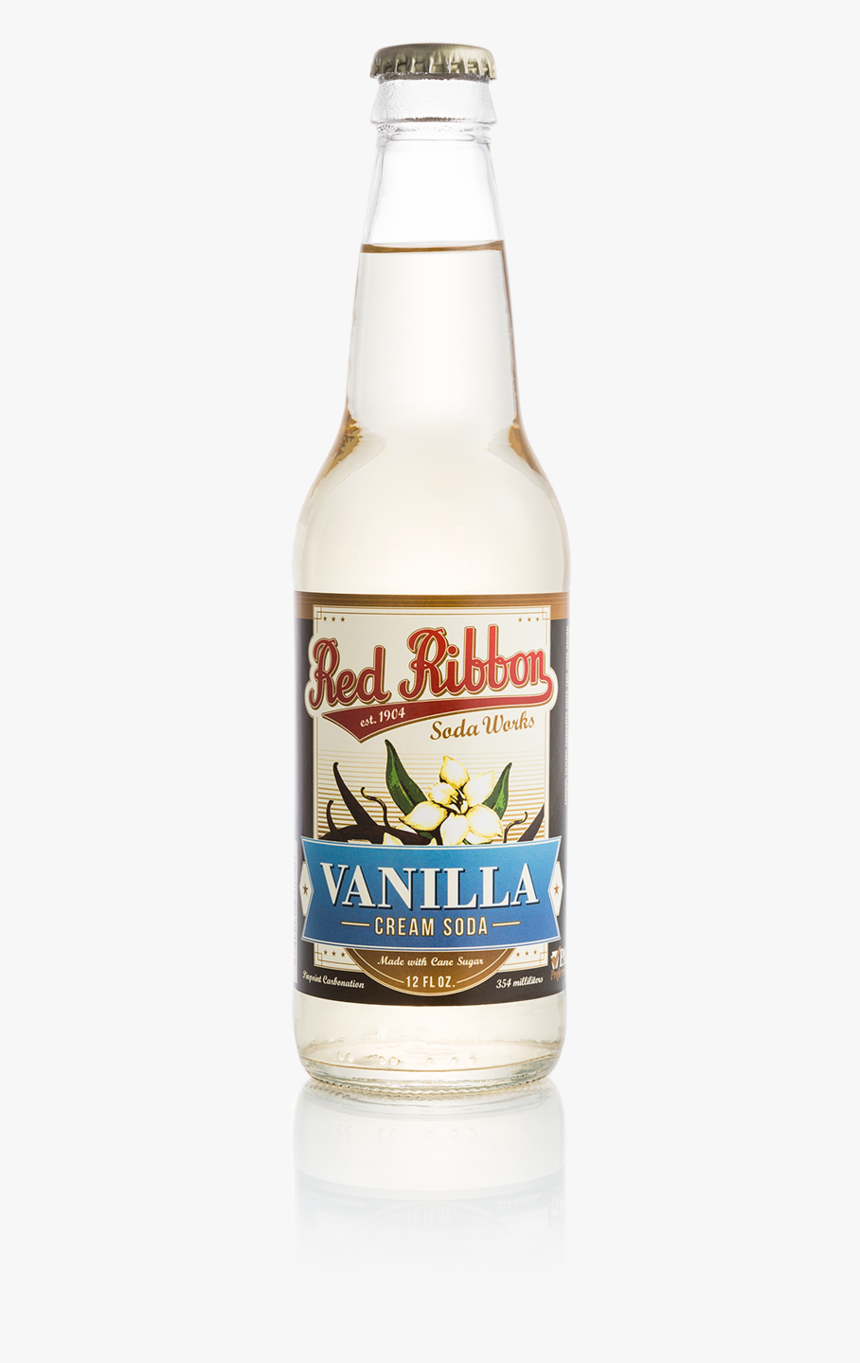 Ingredients Filtered Carbonated Water, Cane Sugar, - Red Ribbon Soda Vanilla, HD Png Download
