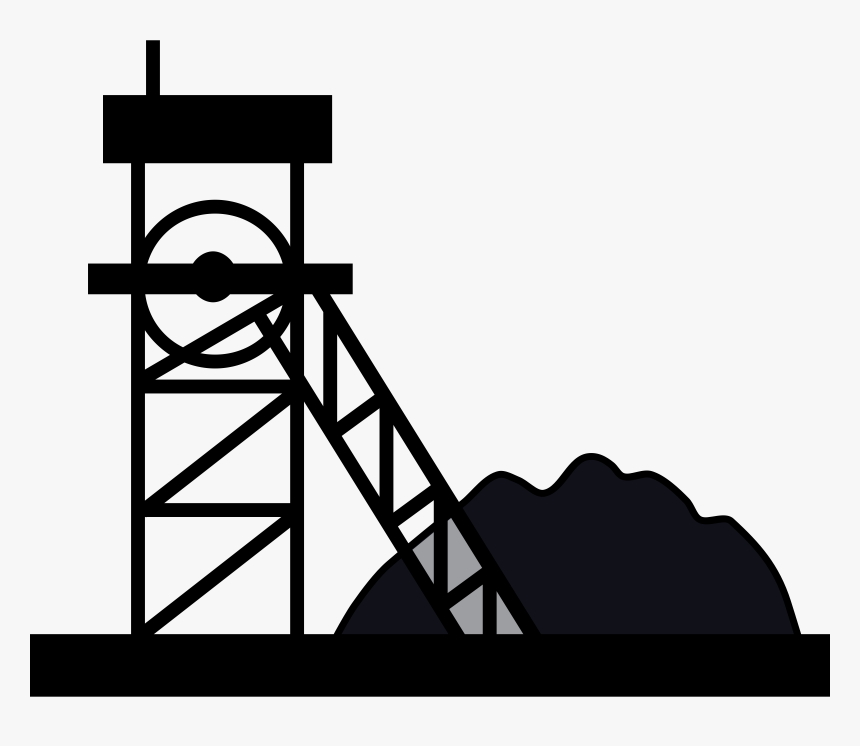 Coal Mining Clip Art - Coal Mine Icon Png, Transparent Png