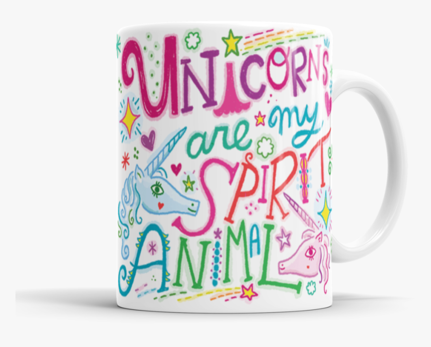 Unicorns Are My Spirit Animal Mug - Mug, HD Png Download