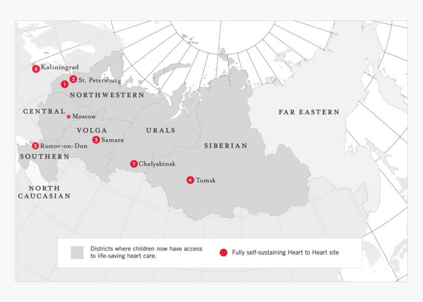 Russia Map All Self Sustaining - Atlas, HD Png Download