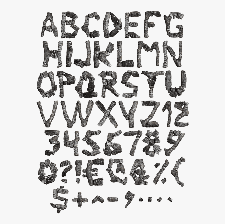 Coal Dark Font - Monochrome, HD Png Download