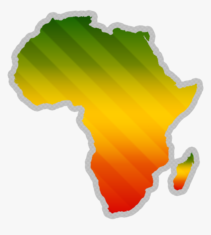 The Outline Of Russia, Png V - High Resolution Africa Map Art, Transparent Png