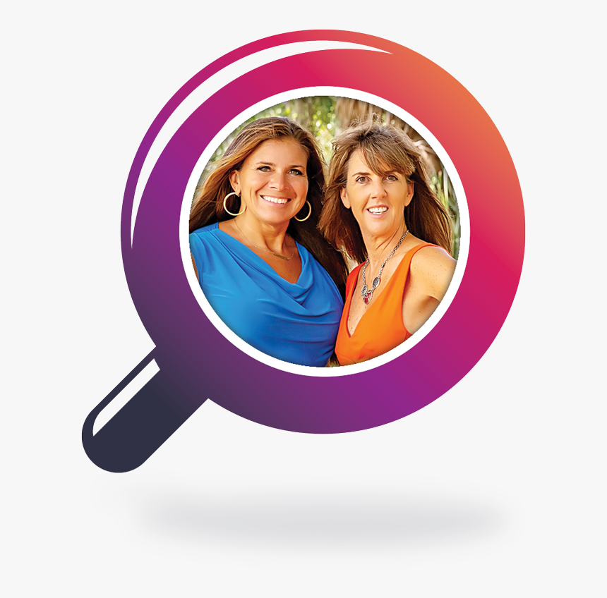 Both Magnify Glass - Girl, HD Png Download