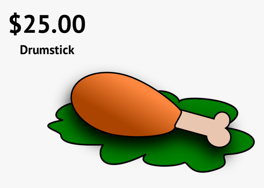 Drumstick - Chicken Food Clip Art, HD Png Download