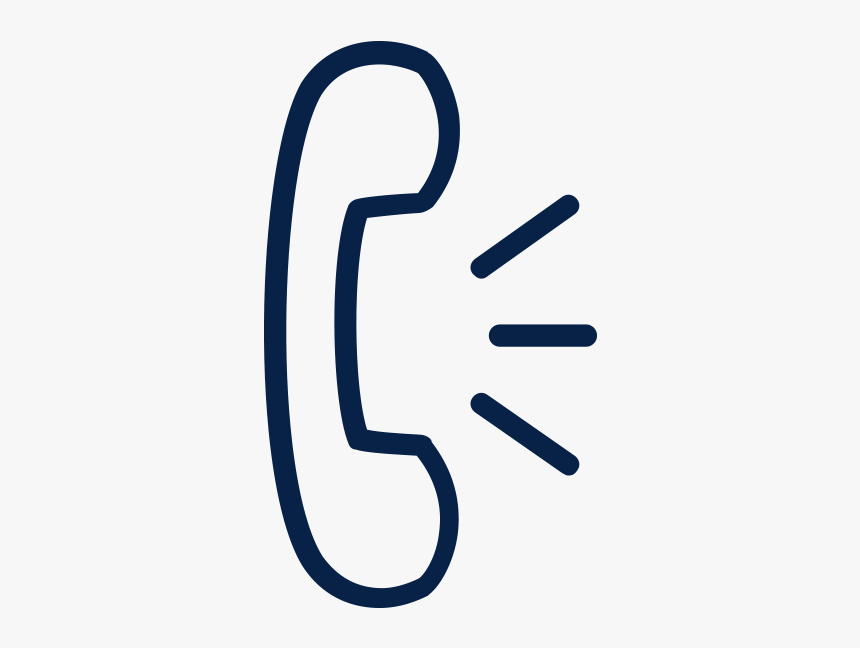 Outline Of Phone With Extra Lines To Signify A Phone, HD Png Download