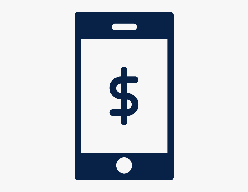 Outline Of Phone For Mobile Banking - Gadget, HD Png Download