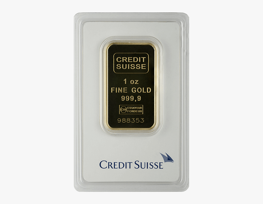 Title 
										 Style Max Height - 1 Oz Credit Suisse Platinum Bar, HD Png Download