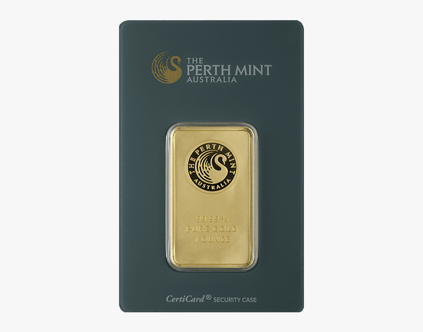 Picture Of 1 Oz Perth Gold Bar - Perth Mint Gold Bar, HD Png Download