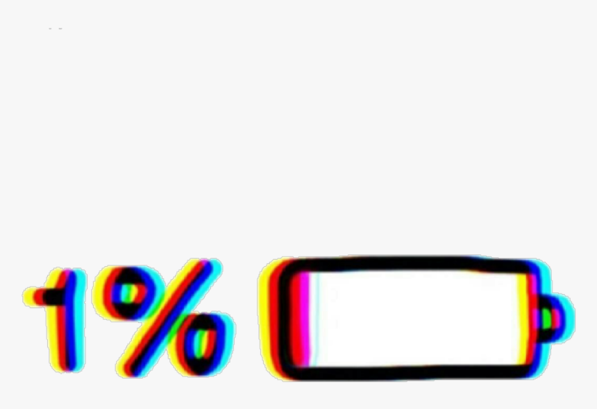 Freetoedit Vaporwave Battery Black - Overlay Picsart Stickers Png, Transparent Png