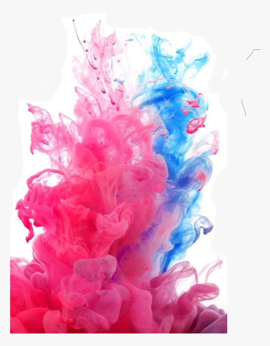 Pink And Blue Smoke, HD Png Download