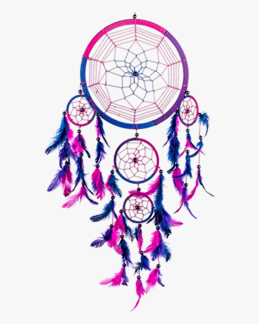 Blue Purple Pink Dream Catcher, HD Png Download