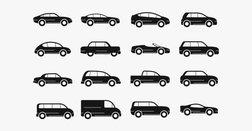 Carros Icons Vector - Car Vector, HD Png Download