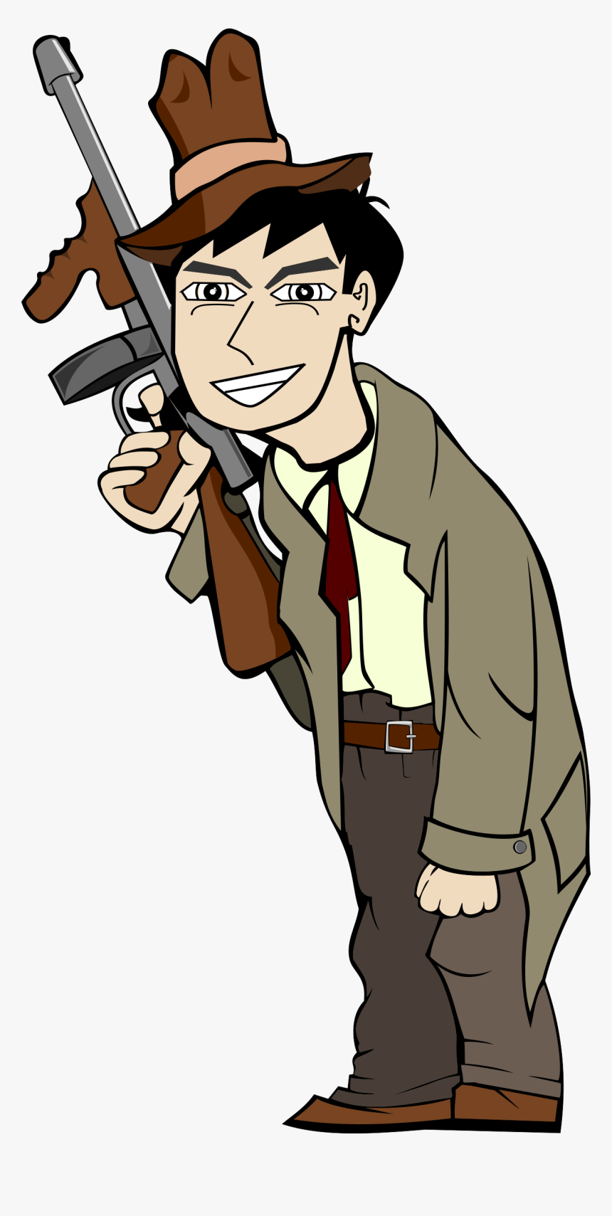 Transparent Peasant Clipart - Gangster Donald Duck Drawings, HD Png Download
