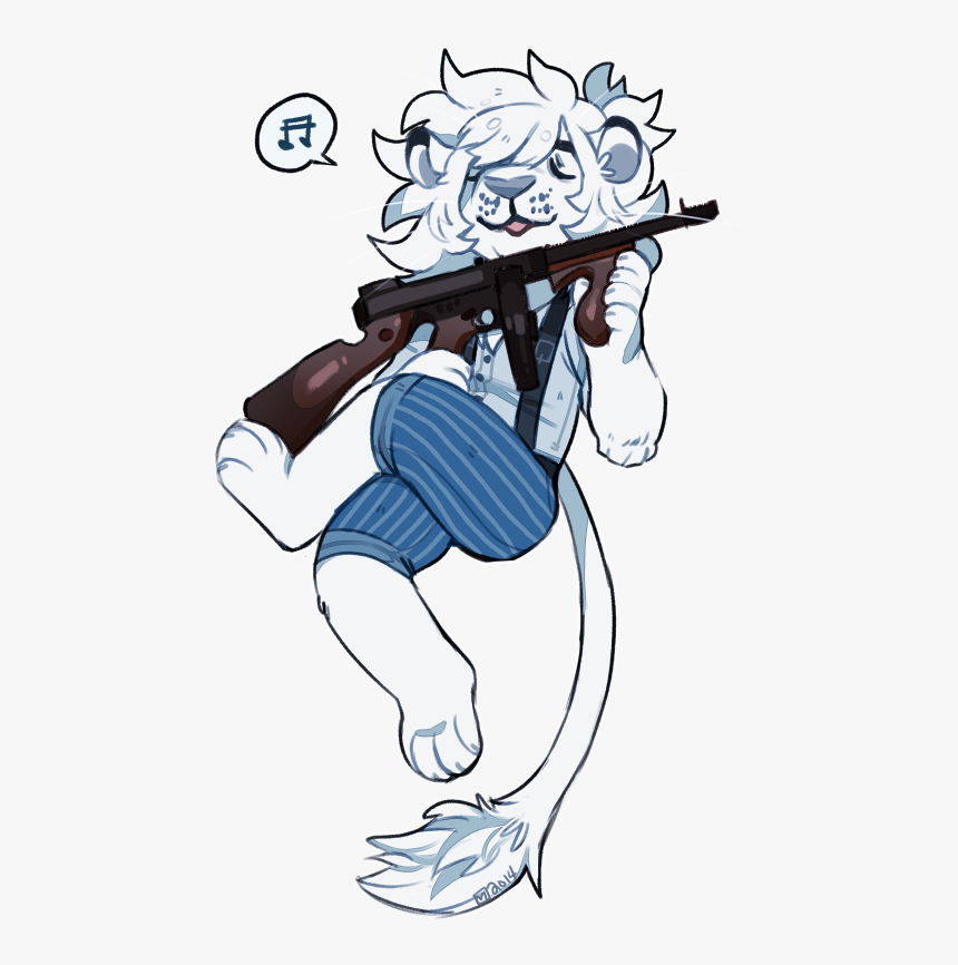 Tunes And Tommy Guns - Cartoon, HD Png Download