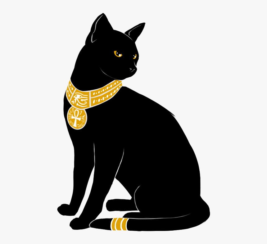 Egyptian Pyramids Png Clip Art Source - Egyptian Black Cat, Transparent Png