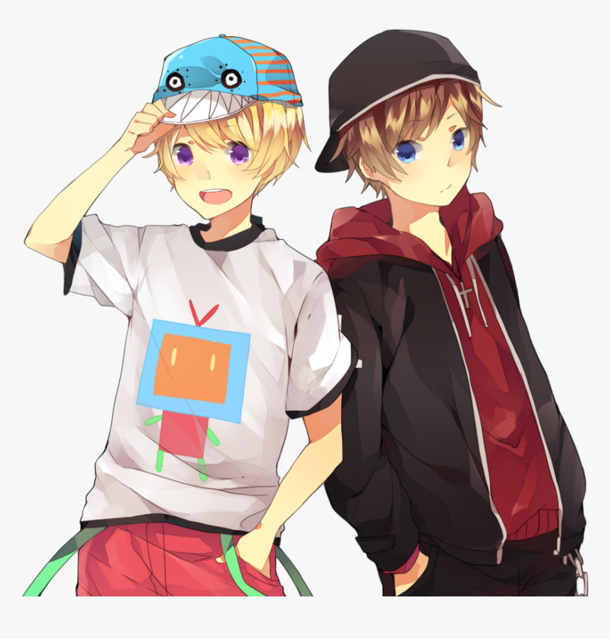 Two Anime Boys Png Image - Two Anime Boys, Transparent Png
