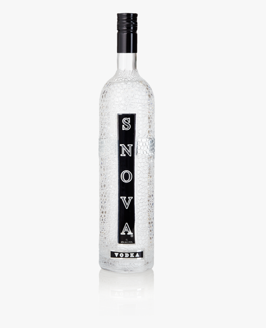 Snova Vodka Bottle 1ltr - Glass Bottle, HD Png Download