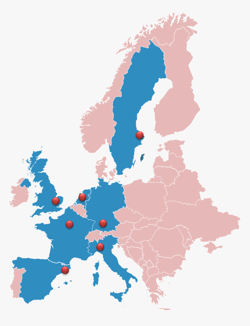 Map - Europe Muslim Population 2019, HD Png Download