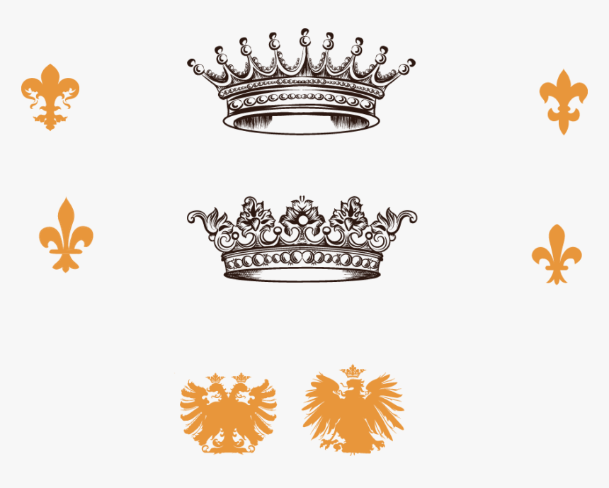 European Royal Crown Png Download - Корона Короля И Королевы Принт, Transparent Png