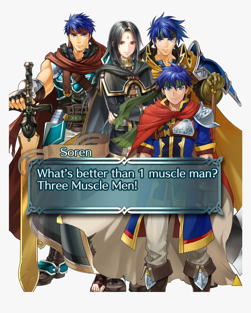 What S Better Than 1 Muscle Man Three Muscle Men - Ike Fire Emblem Heroes, HD Png Download