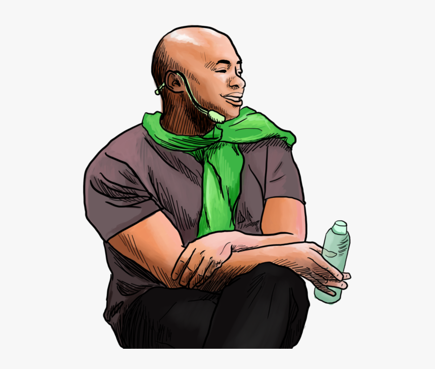 Depiction Of Mykee Fowlin%2c Motivational Speaker At - Sitting, HD Png Download