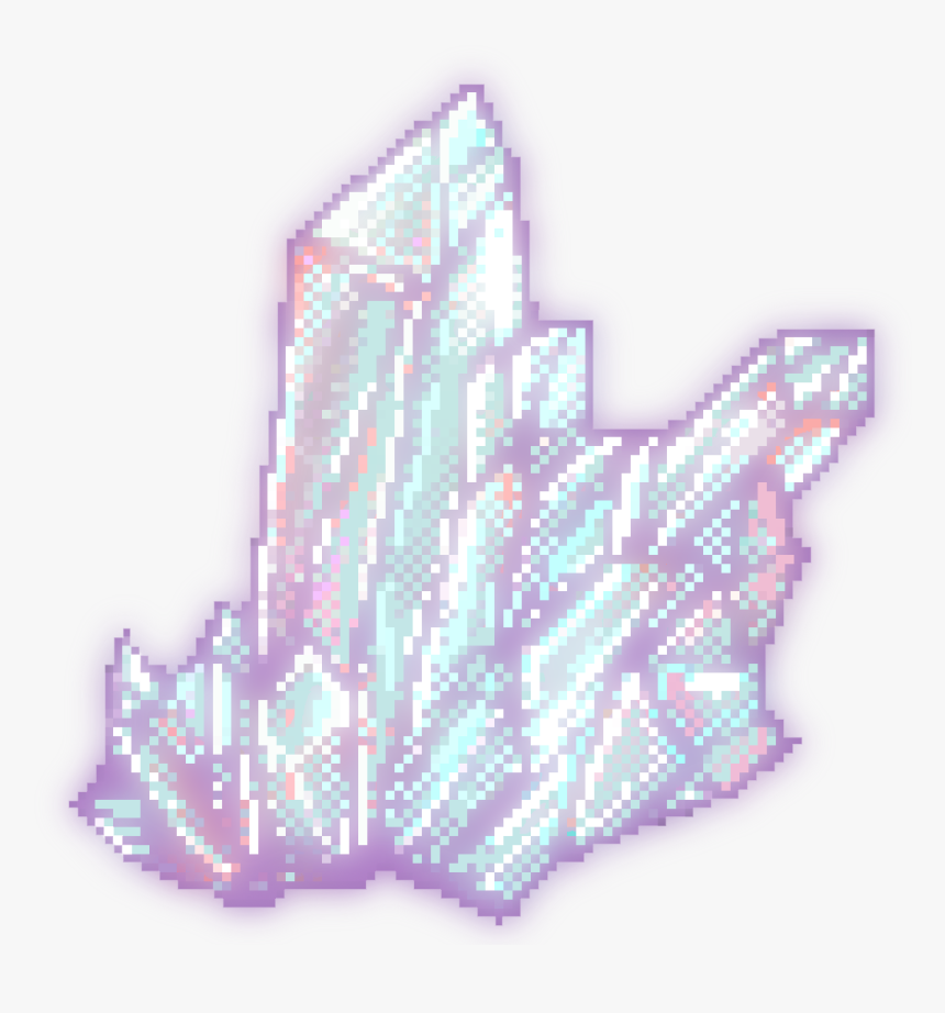 Pixel Crystal Png, Transparent Png