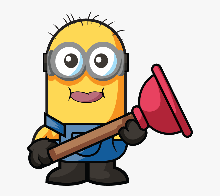 Online Plunger Minion Pic - Minion Clipart, HD Png Download