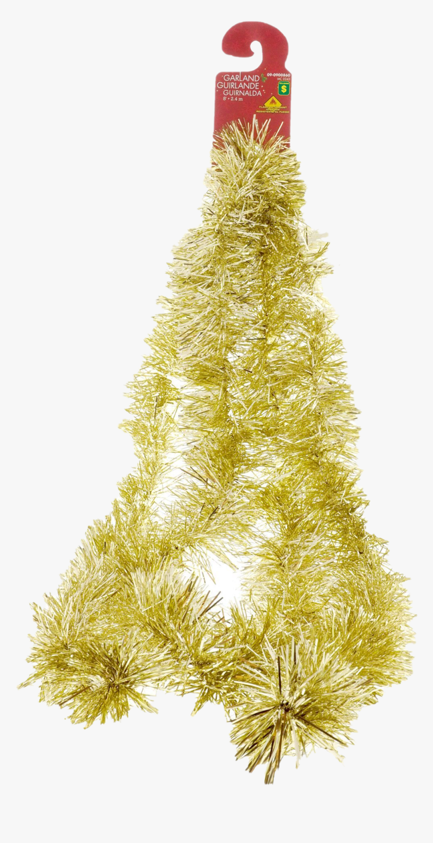 Tinsel Png File - Guirlandes De Noel Dollarama, Transparent Png