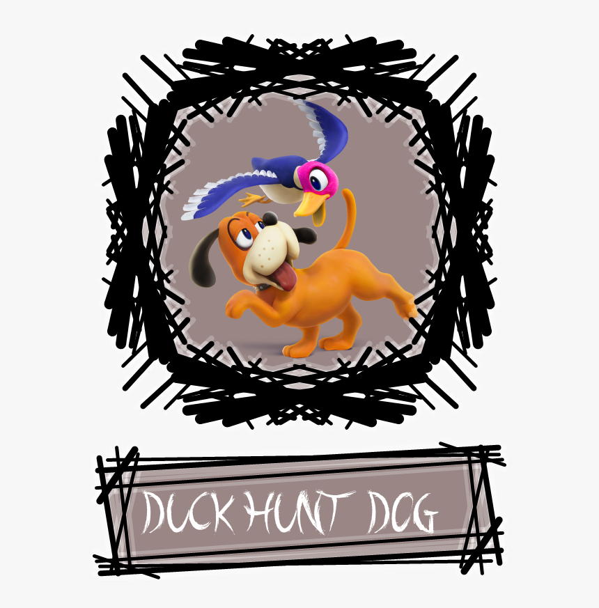 Duck Hunt Dog Ssbr - Illustration, HD Png Download