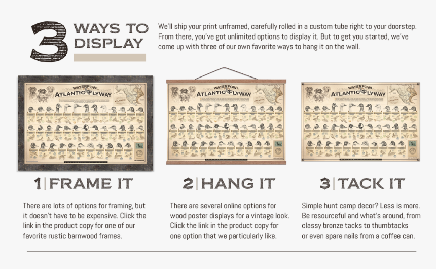 Ryan Kirby Atlantic Flyway Three Ways To Display, HD Png Download