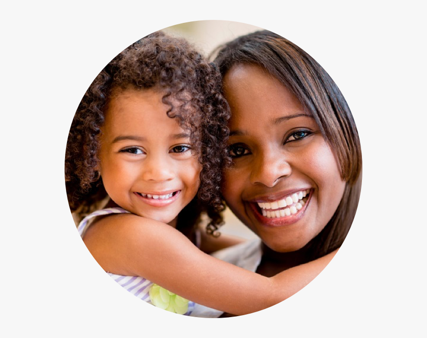 Black Mother With Toddler - Happy People Smiling, HD Png Download