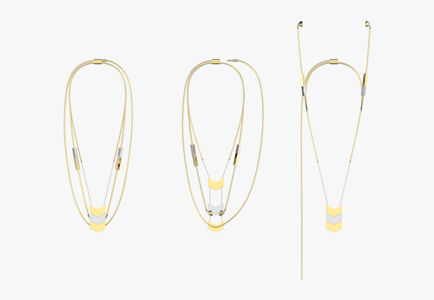 Tinsel Earbud Necklace - Body Jewelry, HD Png Download