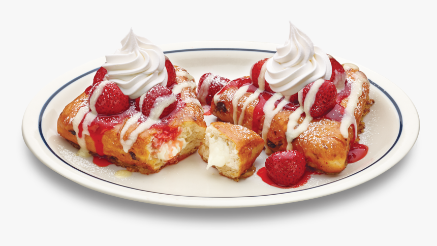 Ihop Filled French Toast , Png Download - Glazed Strawberry Stuffed French Toast Ihop, Transparent Png