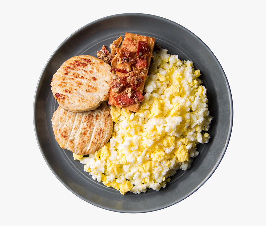 Bacon Praline Paleo French Toast With Chicken Apple - Scrambled Eggs, HD Png Download