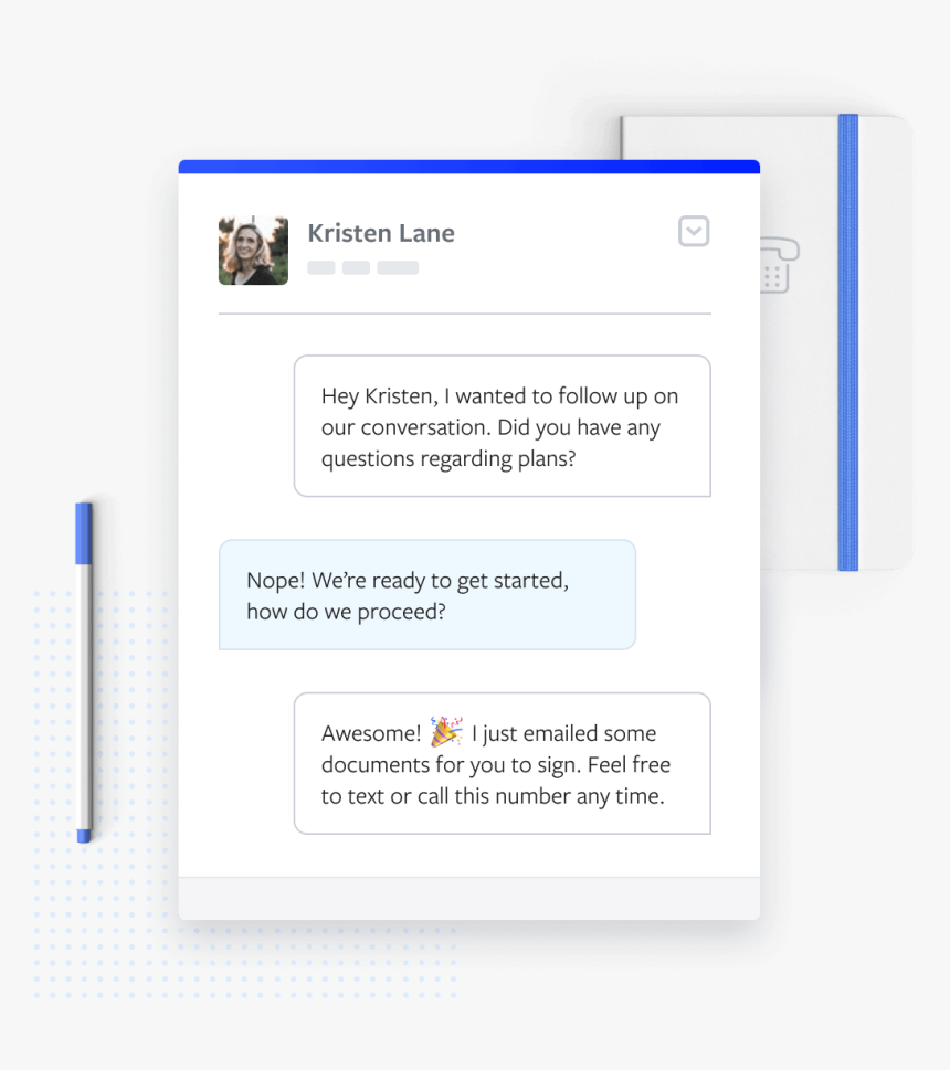 A Textline Conversation Between Customer And Agent - Click Cancel Then In The Settings App Click Open Print, HD Png Download