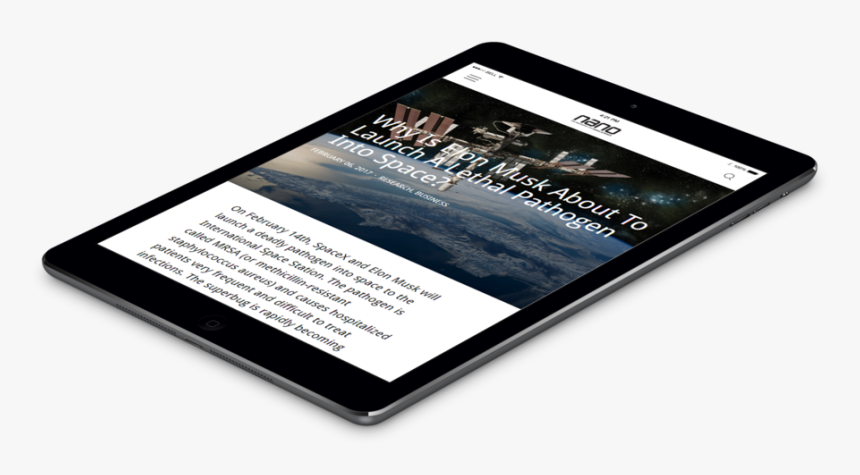 Elon Musk Article - Mockup, HD Png Download