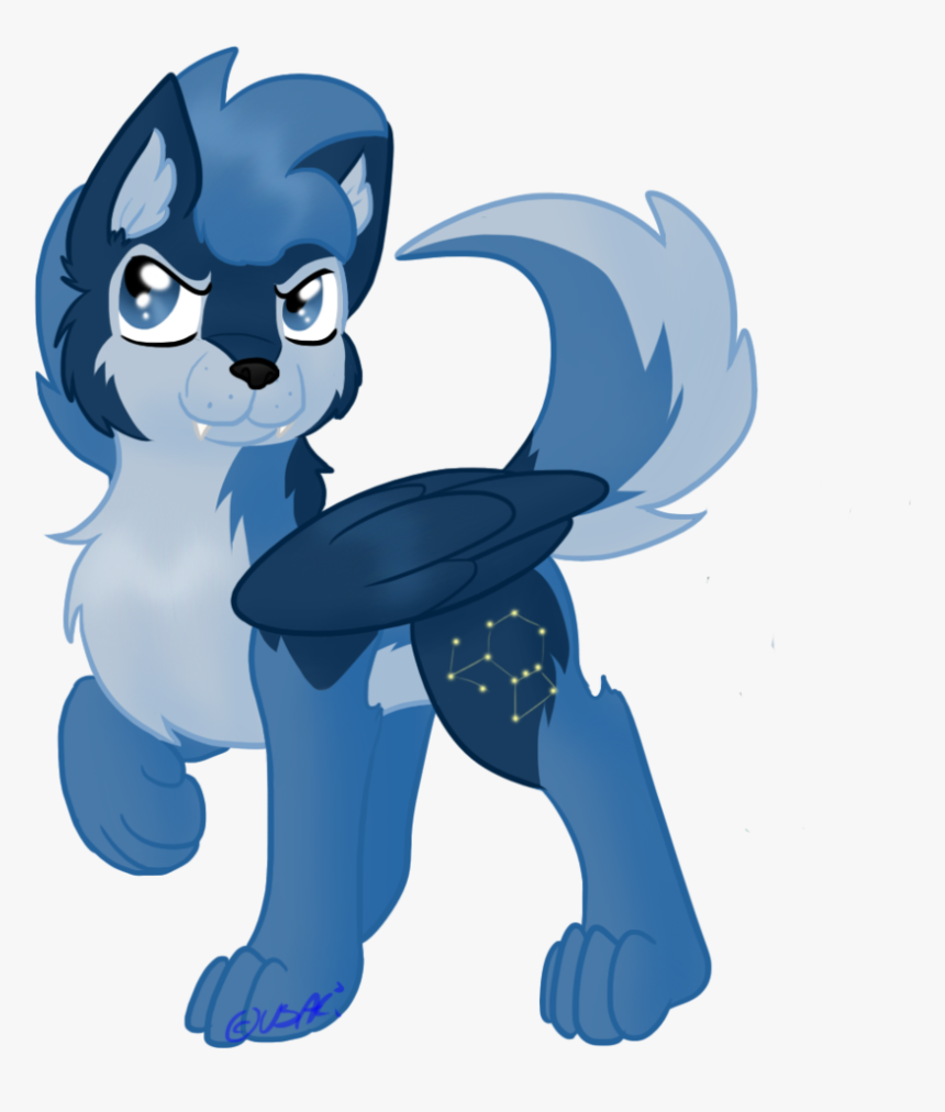 Usagi-zakura, My Little Wolf, Raised Paw, Safe, Simple - Cartoon, HD Png Download