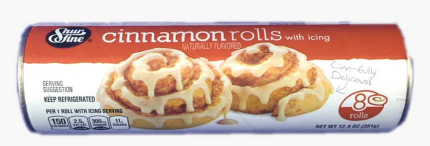 Shurfine Cinnamon Rolls With Icing, - Cinnamon Roll, HD Png Download