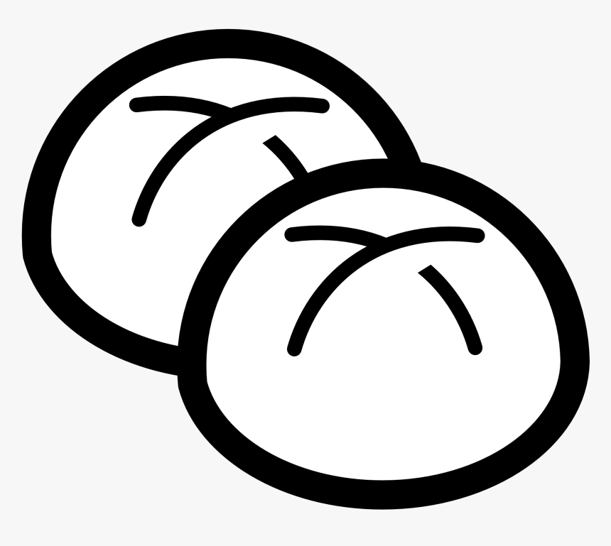 Cinnamon Roll Clipart Png 18058 - Bun Clipart Black And White, Transparent Png