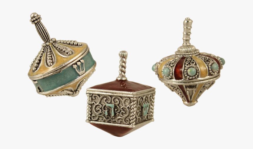 Miniature Dreidel Set - Ceramic, HD Png Download