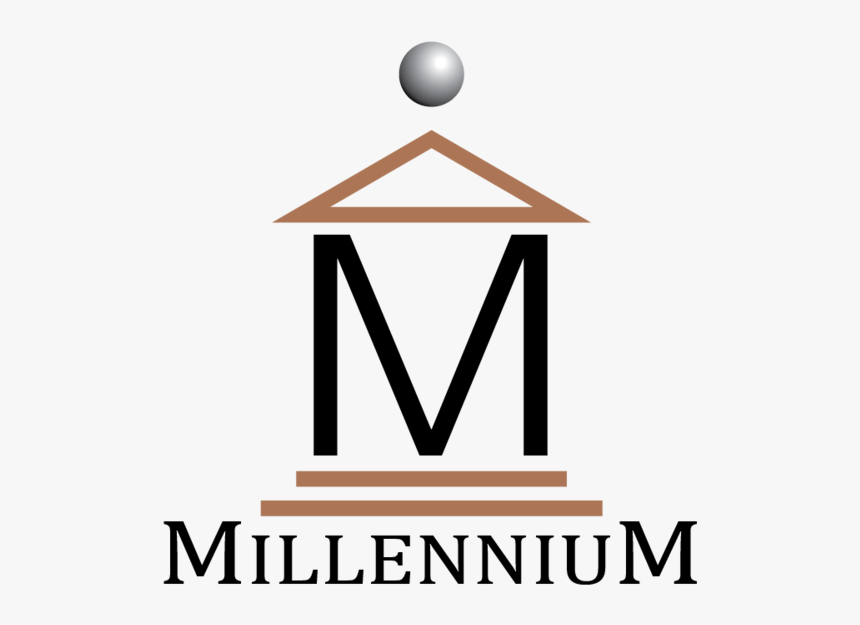 Millennium Recreated Logo-01, HD Png Download