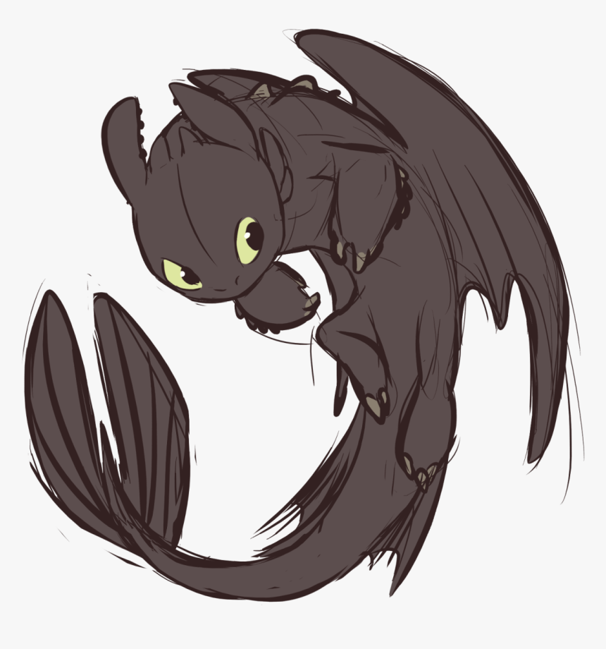 Toothless Doodle, HD Png Download